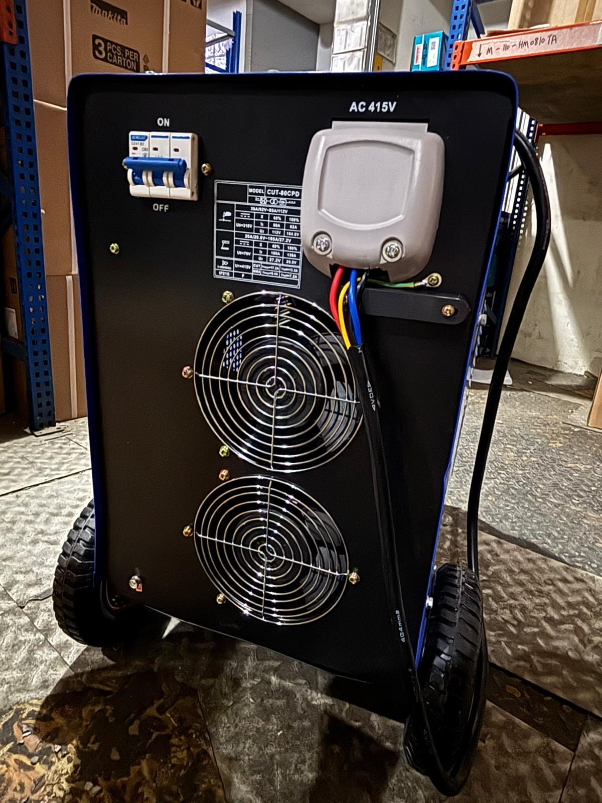 Aiko CUT80CPD Plasma with Compressor 415V C/W 5m P80-C Torch & 3m Eart