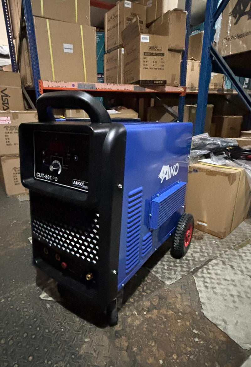 Aiko CUT80CPD Plasma with Compressor 415V C/W 5M P80-C Torch & 3m Welding Cable Set | Model: W-CUT80CPD-MY Plasma Cutting Machine Aiko 