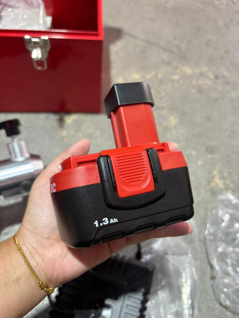 Aiko D-62B Cordless Drain Cleaner Machine 14.4V (8mm X 10.7m) Come With Battery & Charger | Model: DC-D62B-08 Drain Cleaner Machine Aiko 