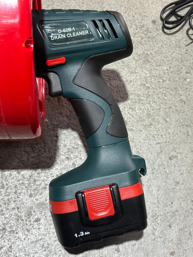 Aiko D-62B Cordless Drain Cleaner Machine 14.4V (8mm X 10.7m) Come With Battery & Charger | Model: DC-D62B-08 Drain Cleaner Machine Aiko 