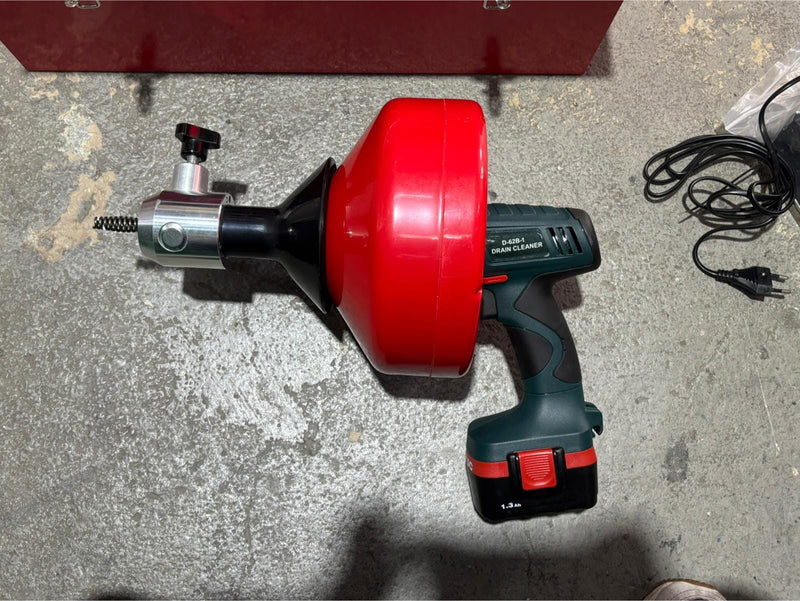 Aiko D-62B Cordless Drain Cleaner Machine 14.4V (8mm X 10.7m) Come With Battery & Charger | Model: DC-D62B-08 Drain Cleaner Machine Aiko 