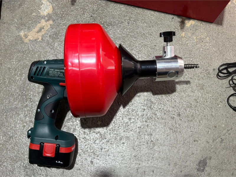 Aiko D-62B Cordless Drain Cleaner Machine 14.4V (8mm X 10.7m) Come With Battery & Charger | Model: DC-D62B-08 Drain Cleaner Machine Aiko 