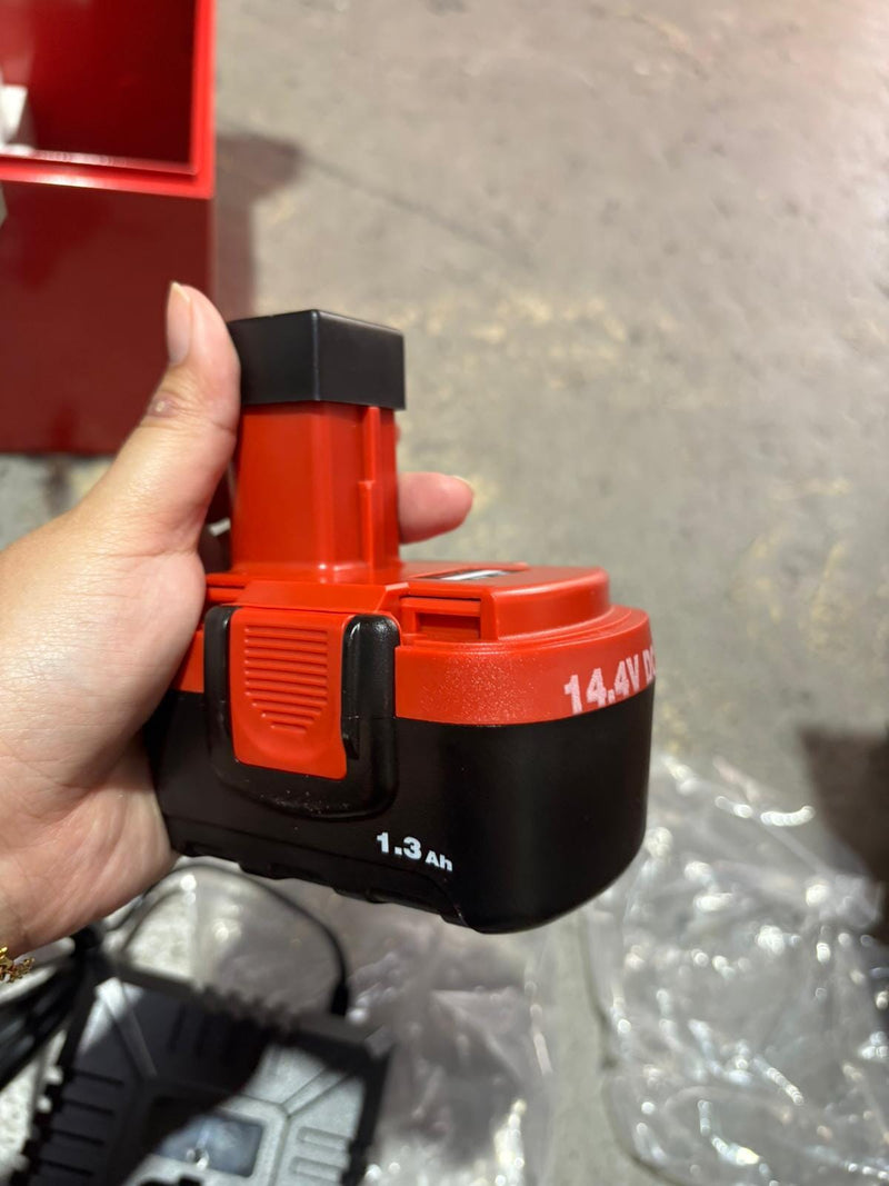 Aiko D-62B Cordless Drain Cleaner Machine 14.4V (8mm X 10.7m) Come With Battery & Charger | Model: DC-D62B-08 Drain Cleaner Machine Aiko 