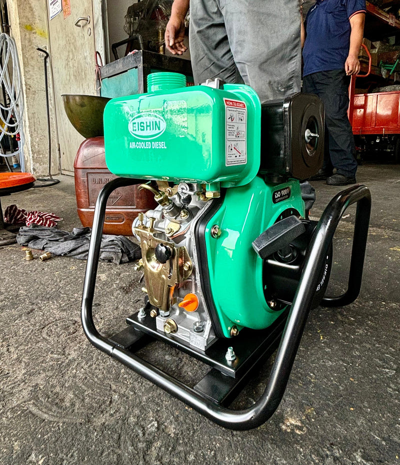 Aiko Diesel Concrete Vibrator Engine 173F Come With Fixed Base And Coupling | Model : CV-ZE-4 Vibrator Engine Aiko 