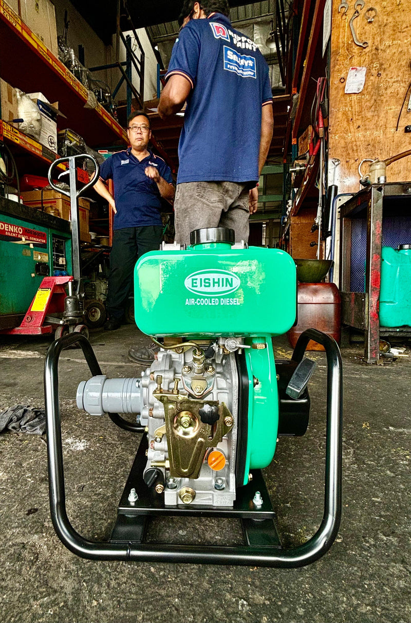 Aiko Diesel Concrete Vibrator Engine 173F Come With Fixed Base And Coupling | Model : CV-ZE-4 Vibrator Engine Aiko 