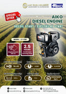 Aiko Diesel Engine | Model : LT-178F Diesel Engine Aiko 