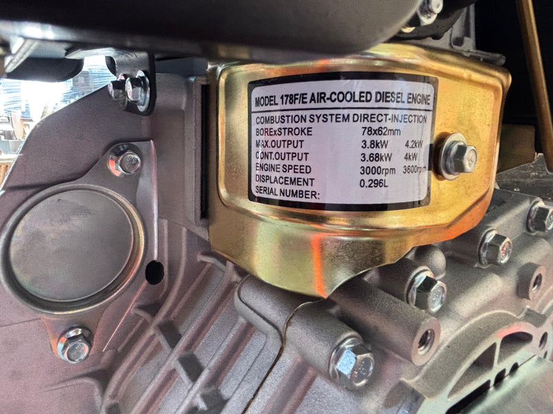 Aiko Diesel Vibrator Engine 178F C/W Fixed Base And Coupling Pin | Model: CV-ZE-5 Diesel Vibrator Aiko 
