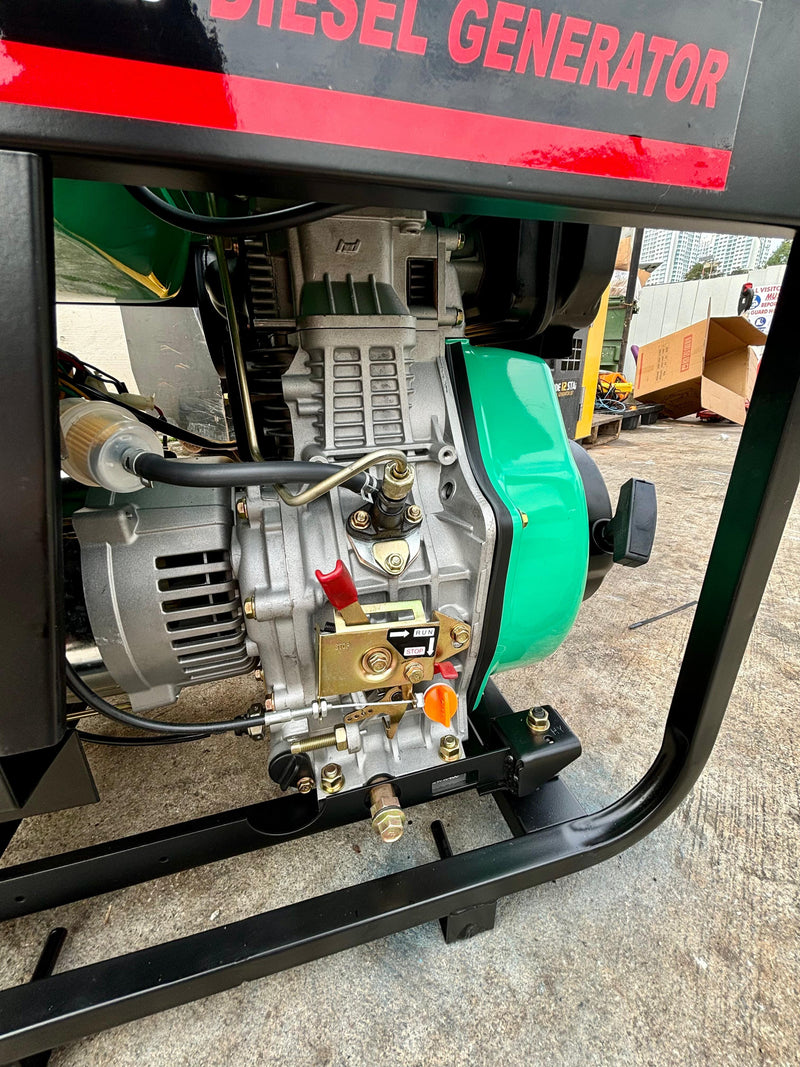 Aiko Diesel Welding Generator 220 AMP C/W 192FE Engine | Model : 8GFCLEW-192FE Diesel Welding Generator Aiko 