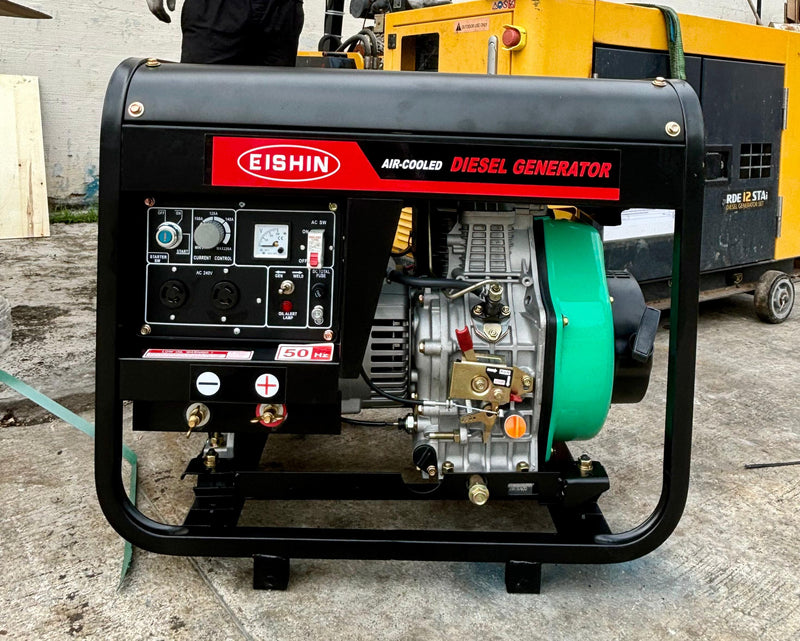 Aiko Diesel Welding Generator 220 AMP C/W 192FE Engine | Model : 8GFCLEW-192FE Diesel Welding Generator Aiko 