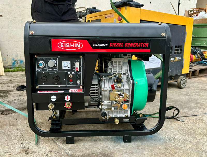 Aiko Diesel Welding Generator 220 AMP C/W 192FE Engine | Model : 8GFCLEW-192FE Diesel Welding Generator Aiko 