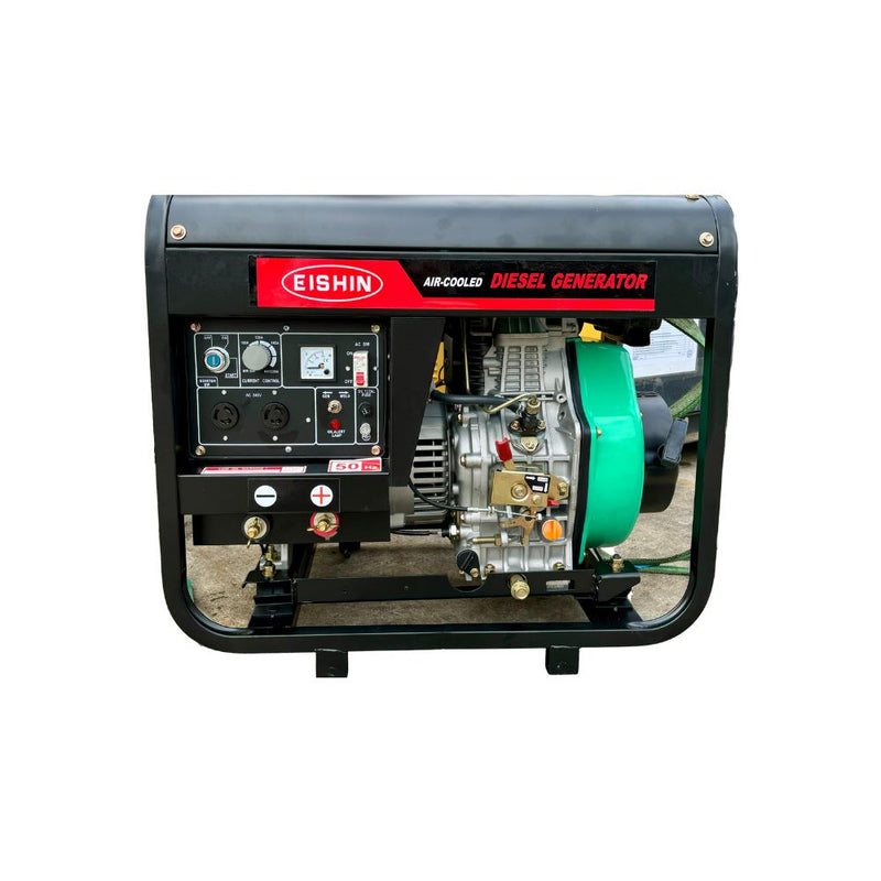 Aiko Diesel Welding Generator 220 AMP C/W 192FE Engine | Model : 8GFCLEW-192FE Diesel Welding Generator Aiko 