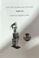 Aiko Electric Hydraulic Puncher MHP-20 C/W 4 Pcs Punch and Die (10-12-13-17MM) | Model: MHP-20-HK Hydraulic Puncher Aiko 
