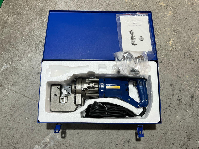 Aiko Electric Hydraulic Puncher MHP-20 C/W 4 Pcs Punch and Die (10-12-13-17MM) | Model: MHP-20-HK Hydraulic Puncher Aiko 
