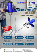 AIKO ELECTRIC MIXER M1600 (RED/BLUE) | Model : AIKO-M1600 Electric Mixer Aikchinhin 