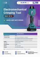 Aiko Electromechanical Crimping Tool 18V 16kN C/W Battery And Charger | Model: MP-50 Electromechanical Crimping Tool Aiko 