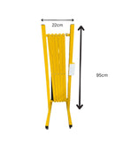 Aiko Expanding Gate 22Cm-2.5M High 95Cm Yellow/Black (With Wheel)