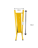 Aiko Expanding Gate 22Cm-2.5M High 95Cm Yellow/Black (Without Wheel)