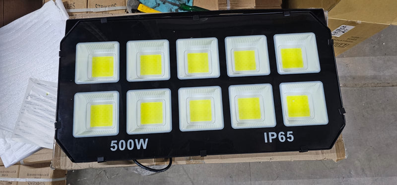 Aiko Flood Light 500W 10 LED | Model: LED-QF-8077-500W LED Light Aik Chin Hin 