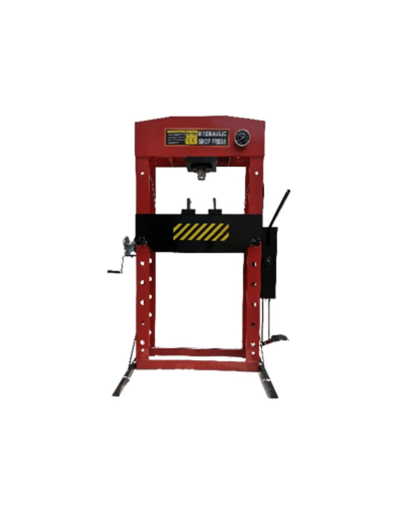 Aiko Foot Manual (Hyraulic) Shop Press 50T C/W Gauge