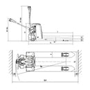 Aiko Full Electric Pallet Truck 560x1150MM | Model : PT-WEPT20FB Pallet Truck Aiko 