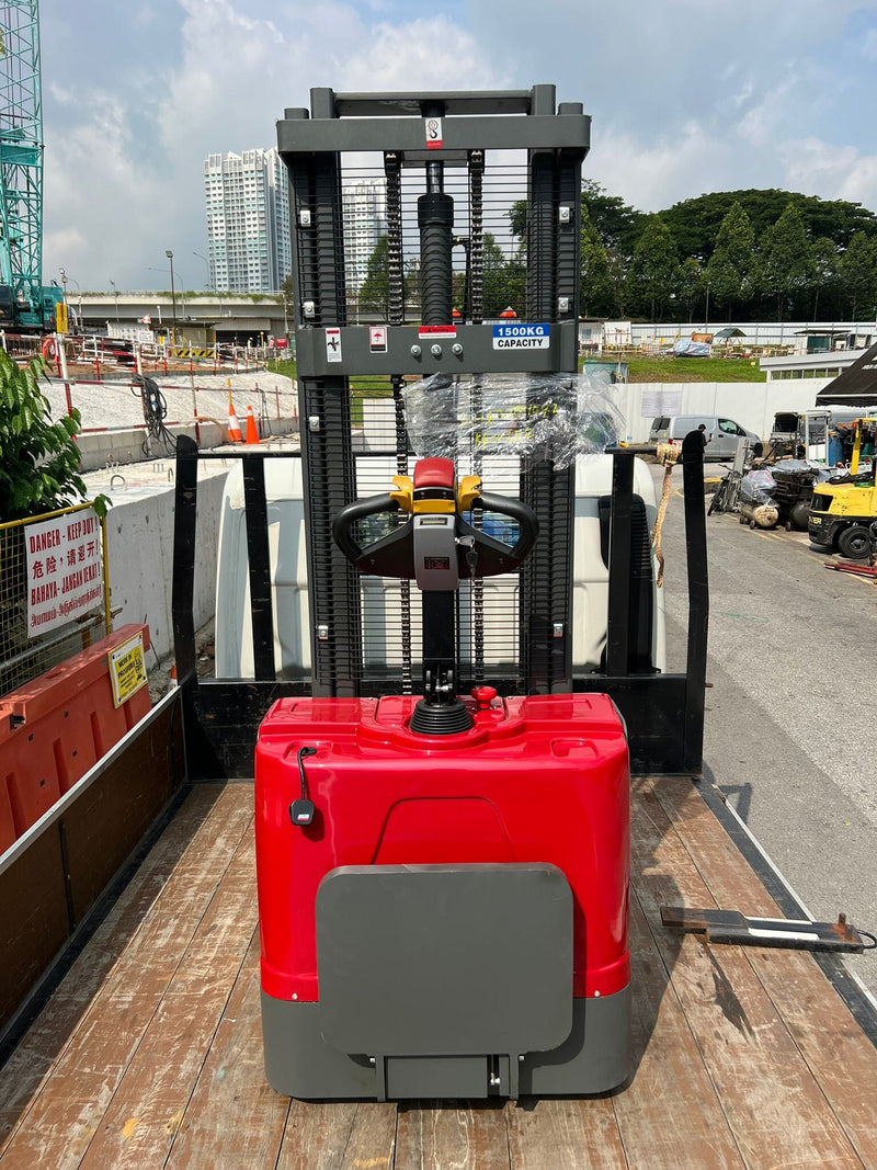 Aiko Fully Electric Stacker 1.5 TON 3m (Stand Type) (For Open Pallet Only) | Model: PT-AIKO1530S-N Electric Stacker Aiko 