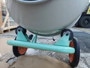 Aiko Heavy Duty Cement Mixer with Gear Type 160L (Green & White) C/W Support Roller & 230V Motor | Model : CMX-ESD 160L Cement Mixer Aiko 