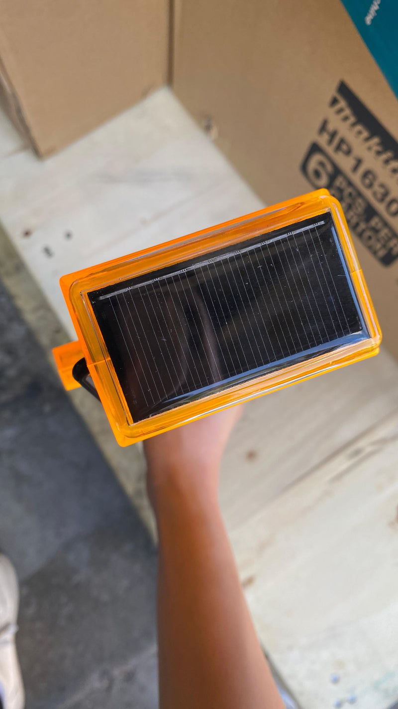 Aiko Hex Type Warning Light (Flashing/Revolving Lamp) for Safety Cones with Solar | Model : RL-7378 Safety Light Aiko 
