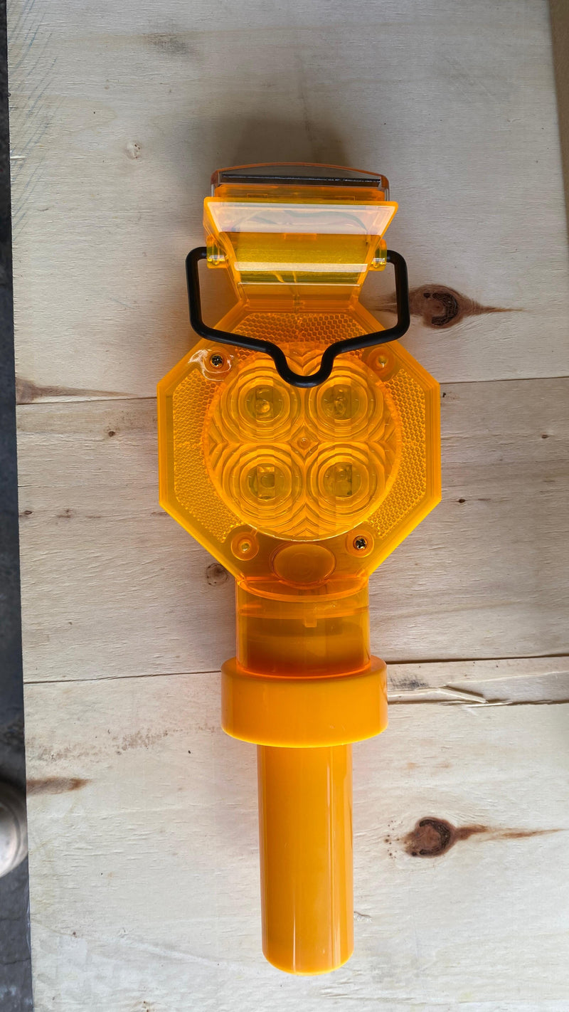 Aiko Hex Type Warning Light (Flashing/Revolving Lamp) for Safety Cones with Solar | Model : RL-7378 Safety Light Aiko 