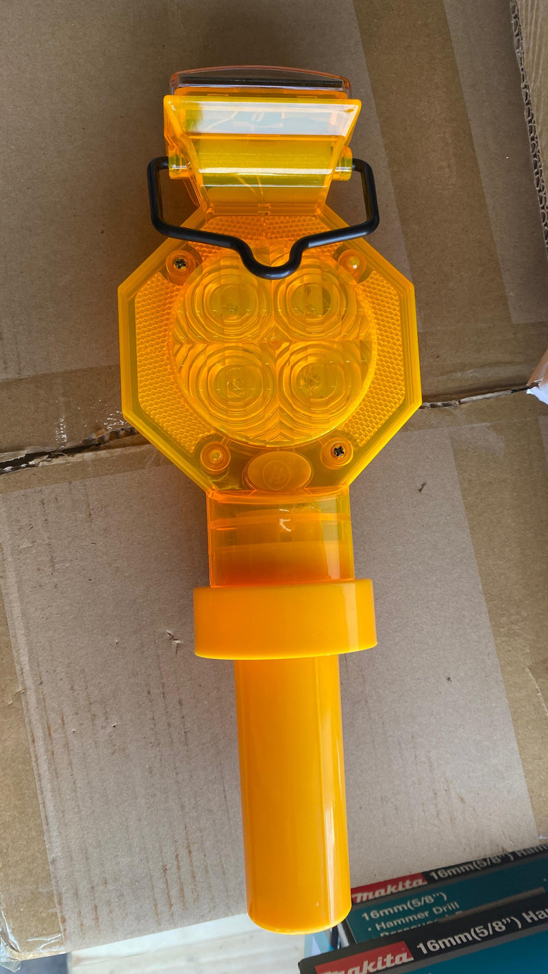 Aiko Hex Type Warning Light (Flashing/Revolving Lamp) for Safety Cones with Solar | Model : RL-7378 Safety Light Aiko 