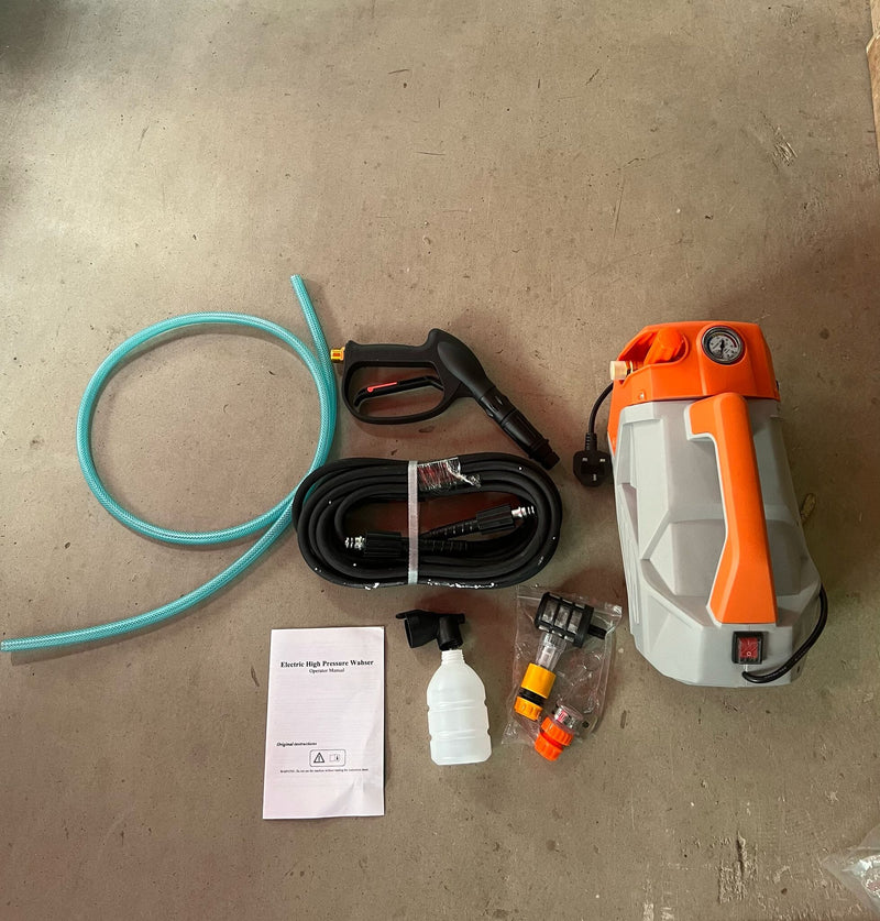 Aiko High Pressure Washer 1.8KW 220V 100BAR C/W 8M Hose And Gun | Model: HPW-AIKO-100 High Pressure Washer Aiko 