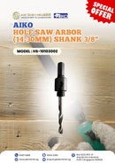 Aiko Hole Saw Arbor (14-30mm) Shank 3/8" | Model : HS-10103002 Hole Saw Aiko 