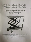 Aiko Hydraulic Scissor Table Lift Truck 350KG 1500MM Nylon Wheel | Model: PT-PT350A Scissor Table Lift Truck Aiko 