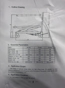 Aiko Hydraulic Scissor Table Lift Truck 500kg 900mm Nylon Wheel | Model:&nbsp;PT-PT500A Scissor Table Lift Truck Aiko 