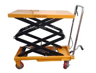 Aiko Hydraulic Scissor Table Lift Truck 800KG 1500MM Nylon Wheel | Model: PT-PT800A-1.5M Scissor Table Lift Truck Aiko 