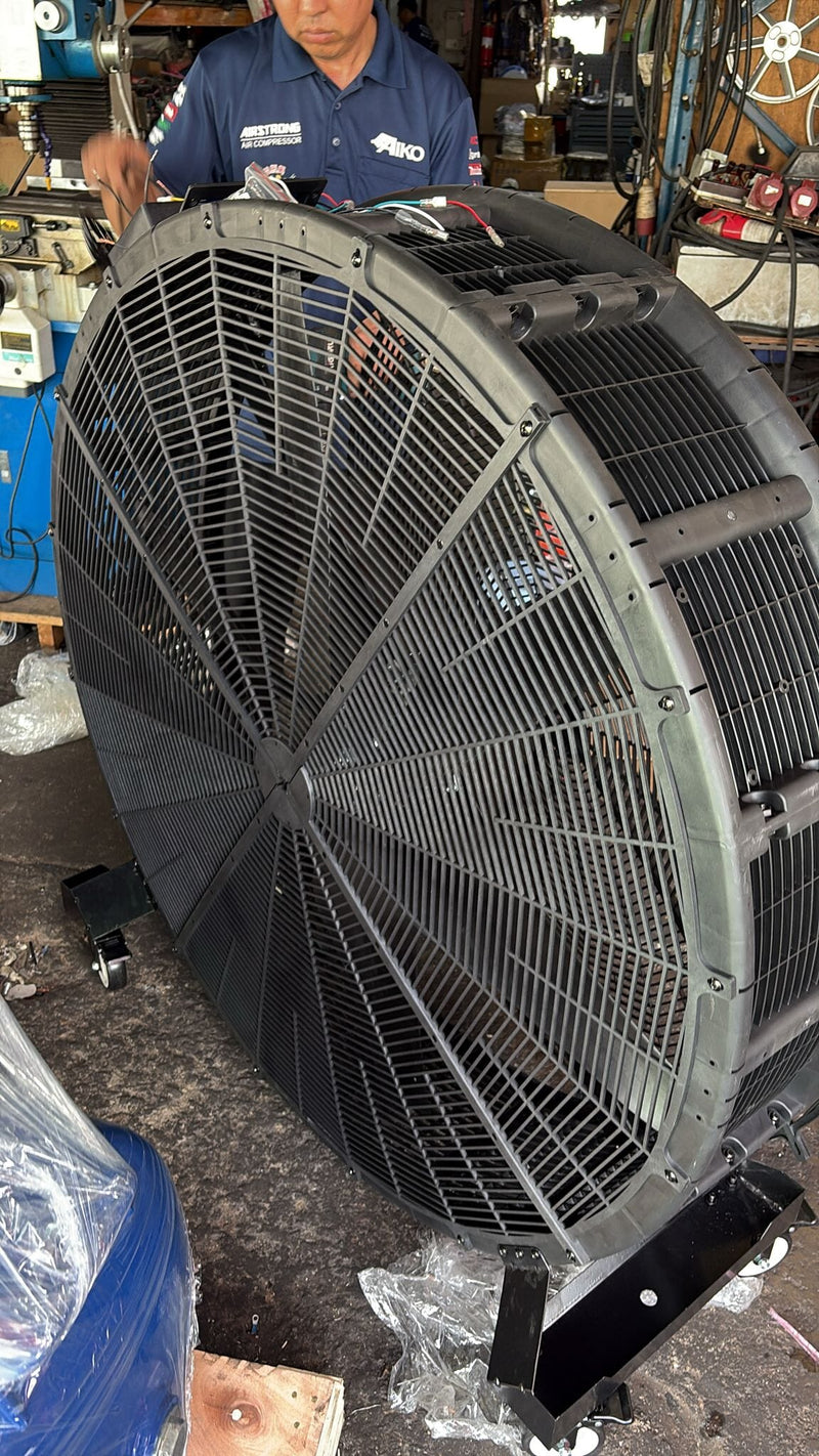 Aiko Large Standing Round Fan 50" 1250mm 500W 220V 450-550rpm | Model: BLR-G125-6 Large Standing Round Fan Aiko 