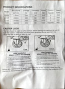 Aiko Large Standing Round Fan 79" 1500mm 970W 220V 200-450rpm | Model: BLR-G200-3 Standing Fan Aiko 