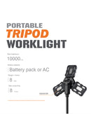 Aiko LED Portable Worklight 10000LM Without Battery | Model: LED-ZF6975 LED Light Aiko 