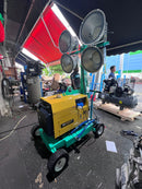 Aiko Led Tower Light with Aiko Silent Diesel Generator 4.5KVA 240V 50Hz 4-Stroke | Model: RDE6500TI+AK1600LED-O=LED-TL-400-DK Tower Light Aiko 