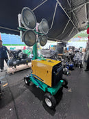 Aiko Led Tower Light with Aiko Silent Diesel Generator 4.5KVA 240V 50Hz 4-Stroke | Model: RDE6500TI+AK1600LED-O=LED-TL-400-DK Tower Light Aiko 