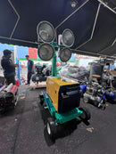 Aiko Led Tower Light with Aiko Silent Diesel Generator 4.5KVA 240V 50Hz 4-Stroke | Model: RDE6500TI+AK1600LED-O=LED-TL-400-DK Tower Light Aiko 