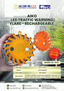 Aiko Led Traffic Warning Flare - Rechargeable