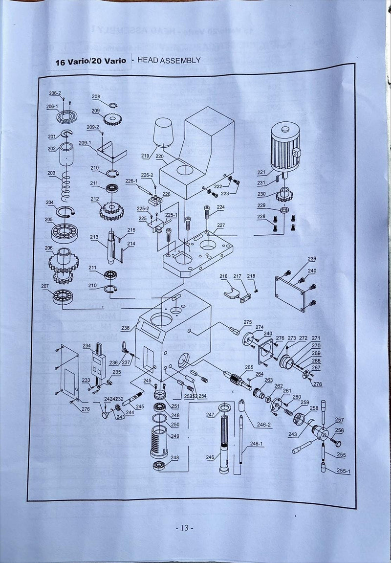 Aiko Mini Milling Machine TX-20 | Model : TX-20 Milling Machine Aiko 