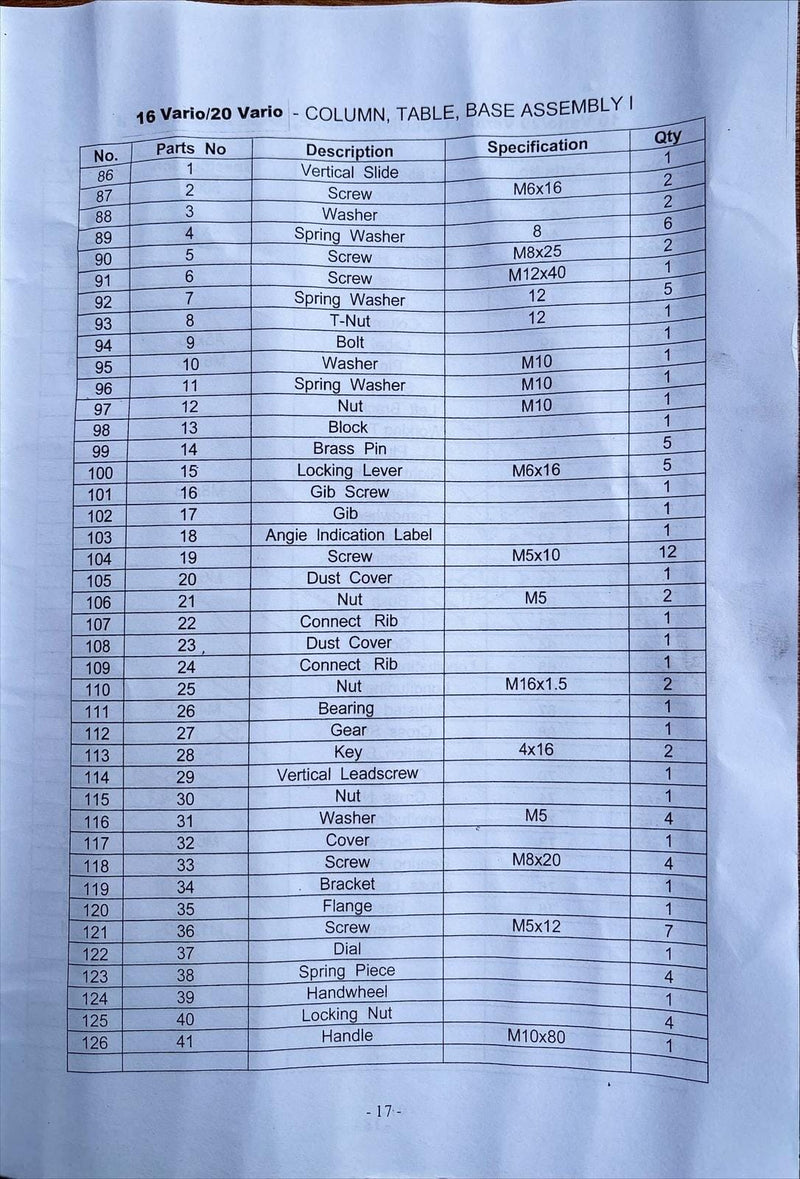 Aiko Mini Milling Machine TX-20 | Model : TX-20 Milling Machine Aiko 