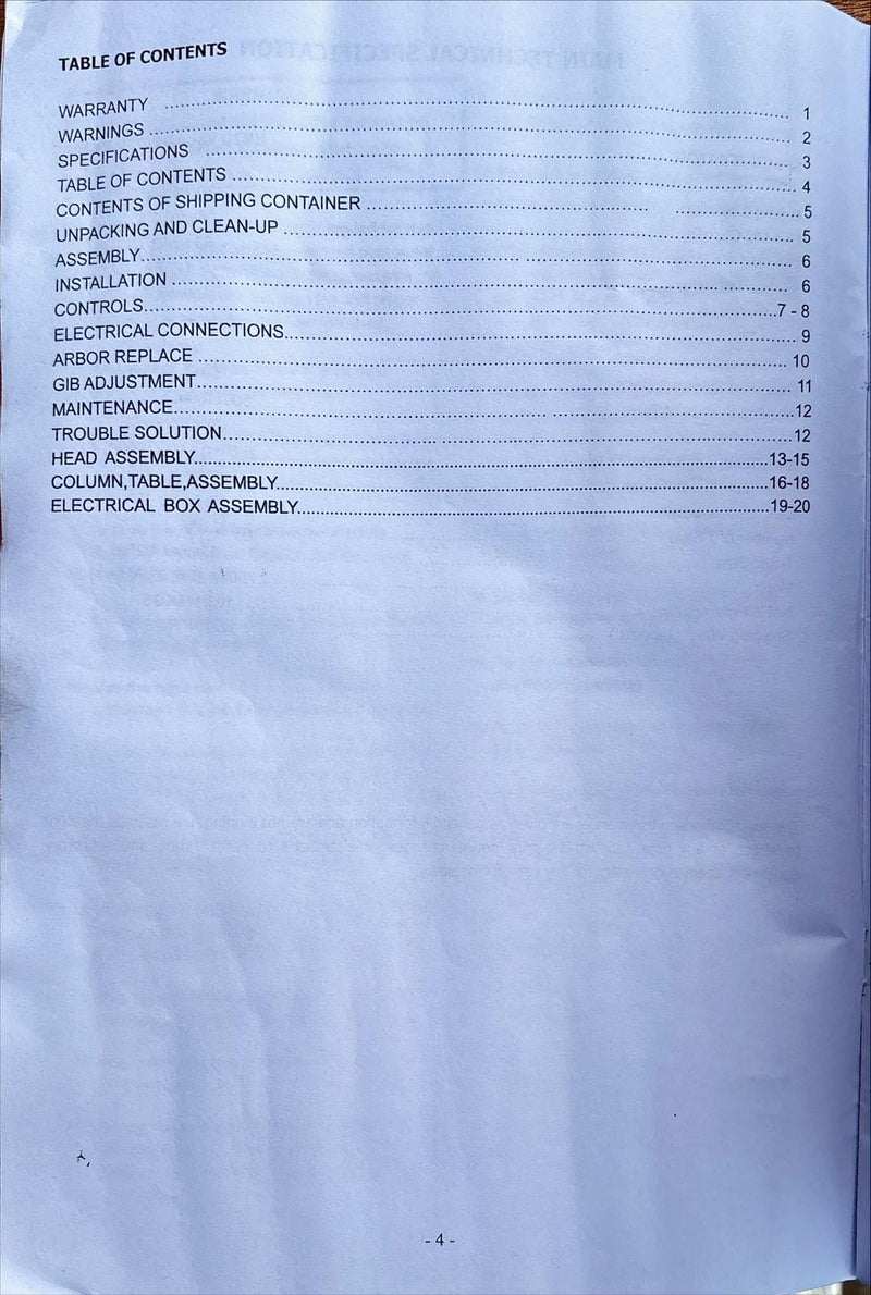 Aiko Mini Milling Machine TX-20 | Model : TX-20 Milling Machine Aiko 