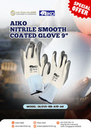 Aiko Nitrile Smooth Coated Glove 4121 9" (20 doz/ctn) | Model: GLOVE-RB-A10-AK Glove AIKO 