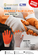Aiko Orange Palm Glove | Model : GLOVE-COR Glove Aiko 