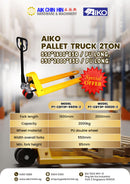 Aiko Pallet Truck 2Ton 550*1600*85 D/PU Long | Model: PT-CBY3P-55016-2 Pallet Truck Aiko 