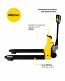 Aiko Pallet Truck 2Ton 685*1150mm with Weighing Scale Double PU Wheel W/O Printer