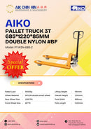 Aiko Pallet Truck 3T 685*1220*85mm Double Nylon