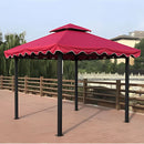 Aiko Pavilion Tent 3X3M Heavy Duty Fix Type (Red Wine Canvas) | Model: TENT-P-3X3M Pavilion Tent Aiko 